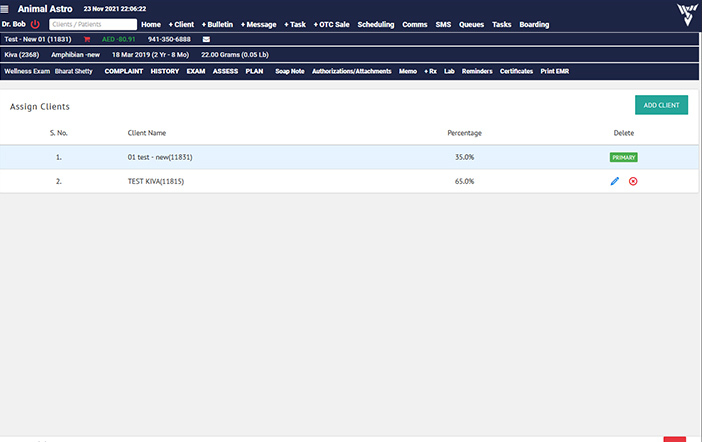 Split Billing