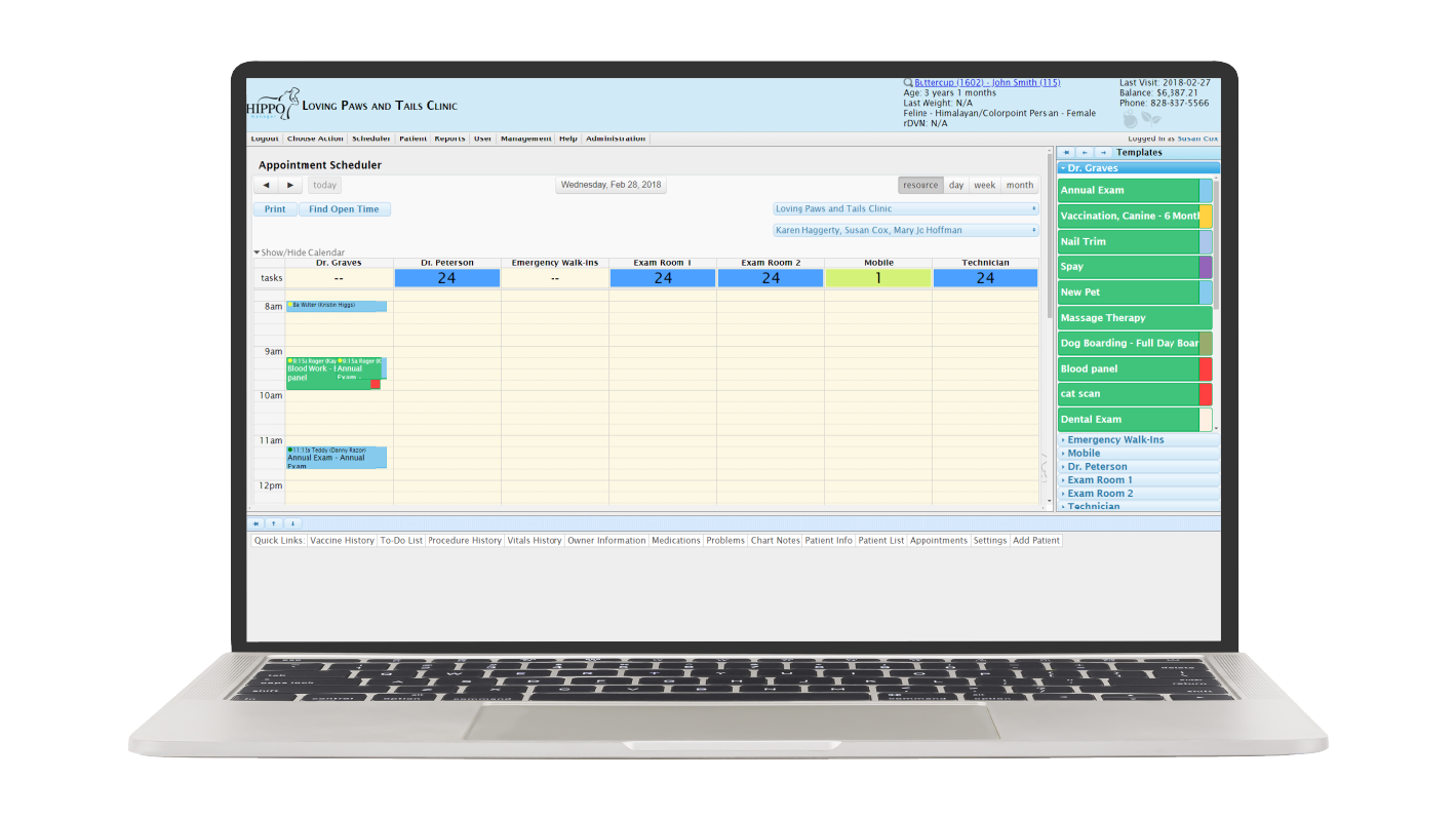 Hippo Manager Dashboard